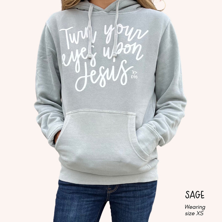 Turn Your Eyes Upon Jesus | Vintage Wash Hoodie (Women's)