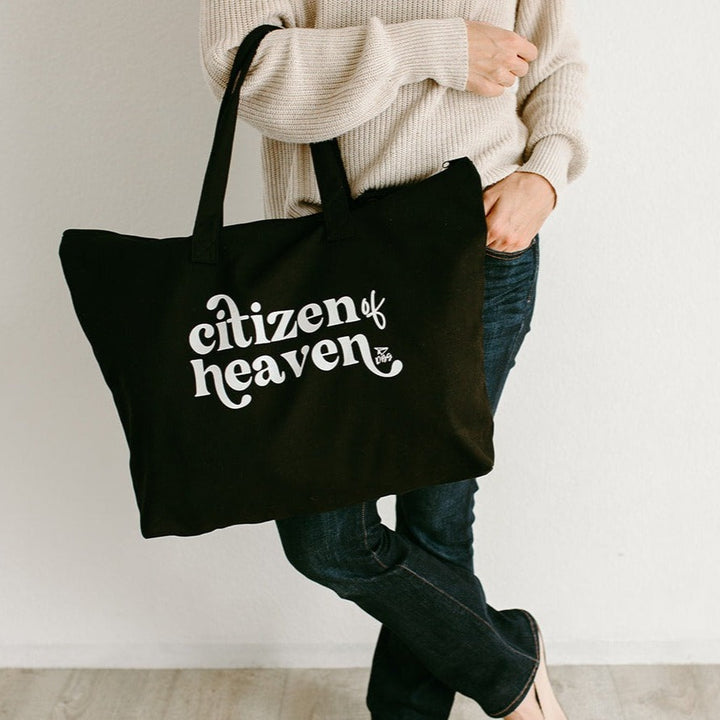 Citizen of Heaven | Zippered Tote Bag