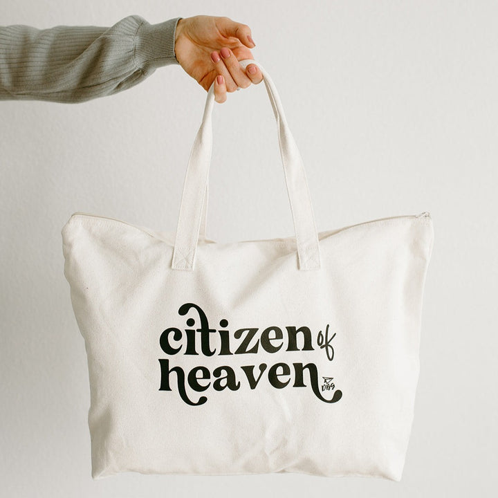 Citizen of Heaven | Zippered Tote Bag