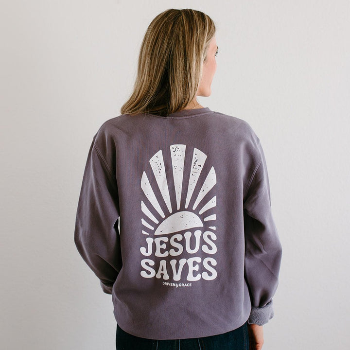 Jesus Saves | Vintage Wash Sweatshirt