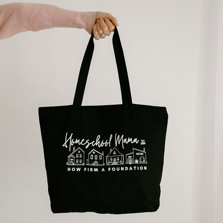 Homeschool Mama | Zippered Tote Bag