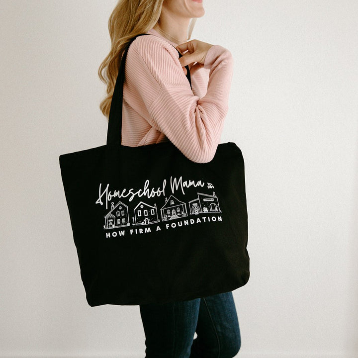 Homeschool Mama | Zippered Tote Bag