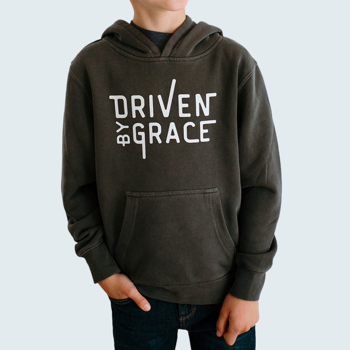 Driven By Grace | Vintage Wash Hoodie (Boys')