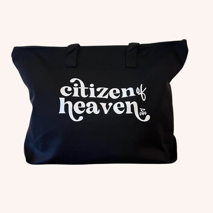Citizen of Heaven | Zippered Tote Bag