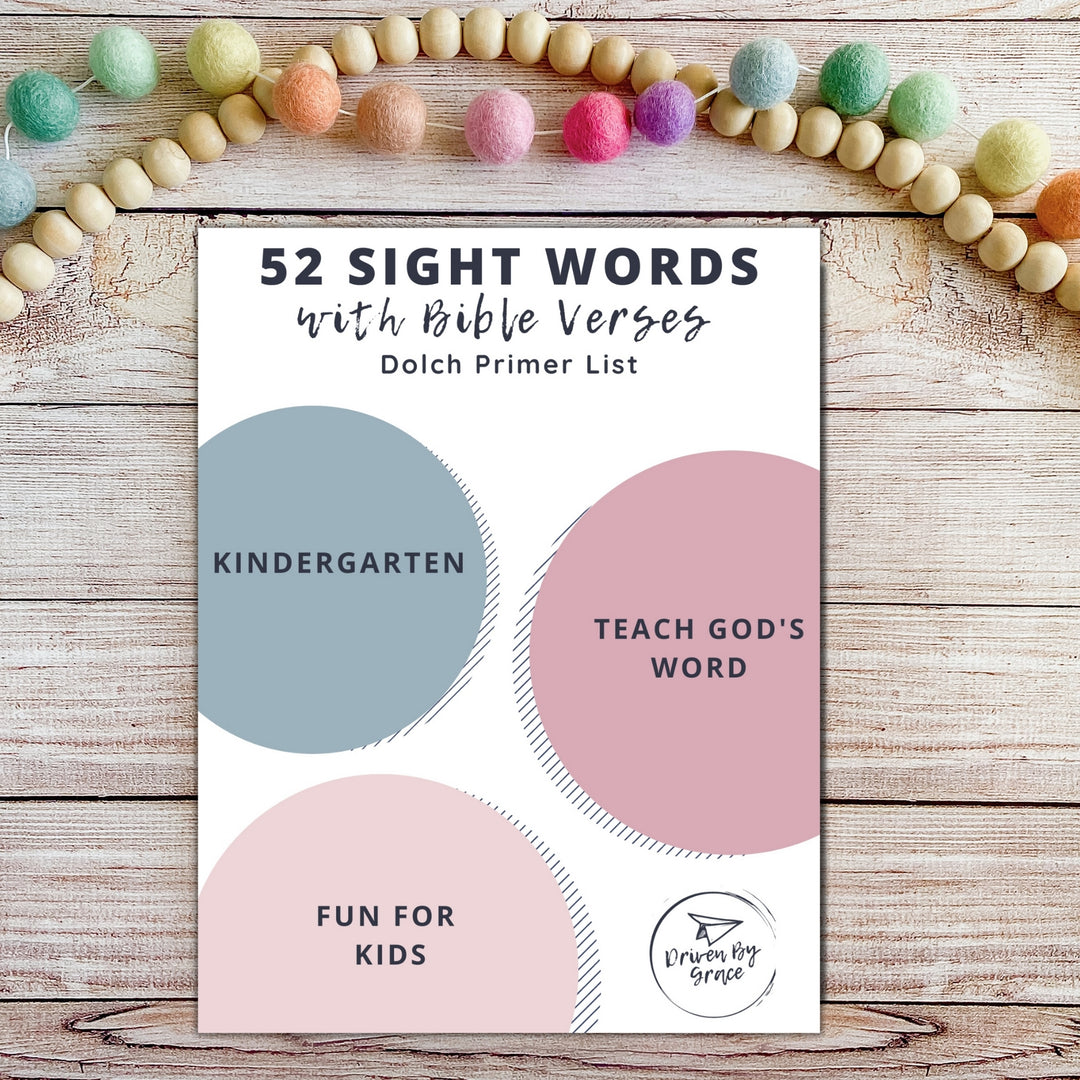 Kindergarten Sight Words