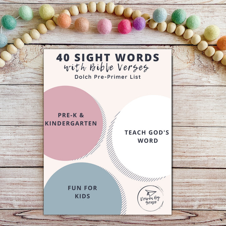 Pre-k Sight Words