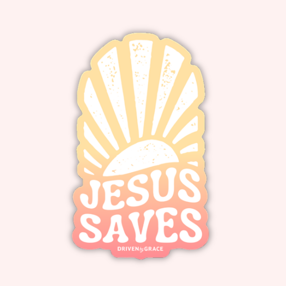 Jesus Saves Sunshine | Sticker