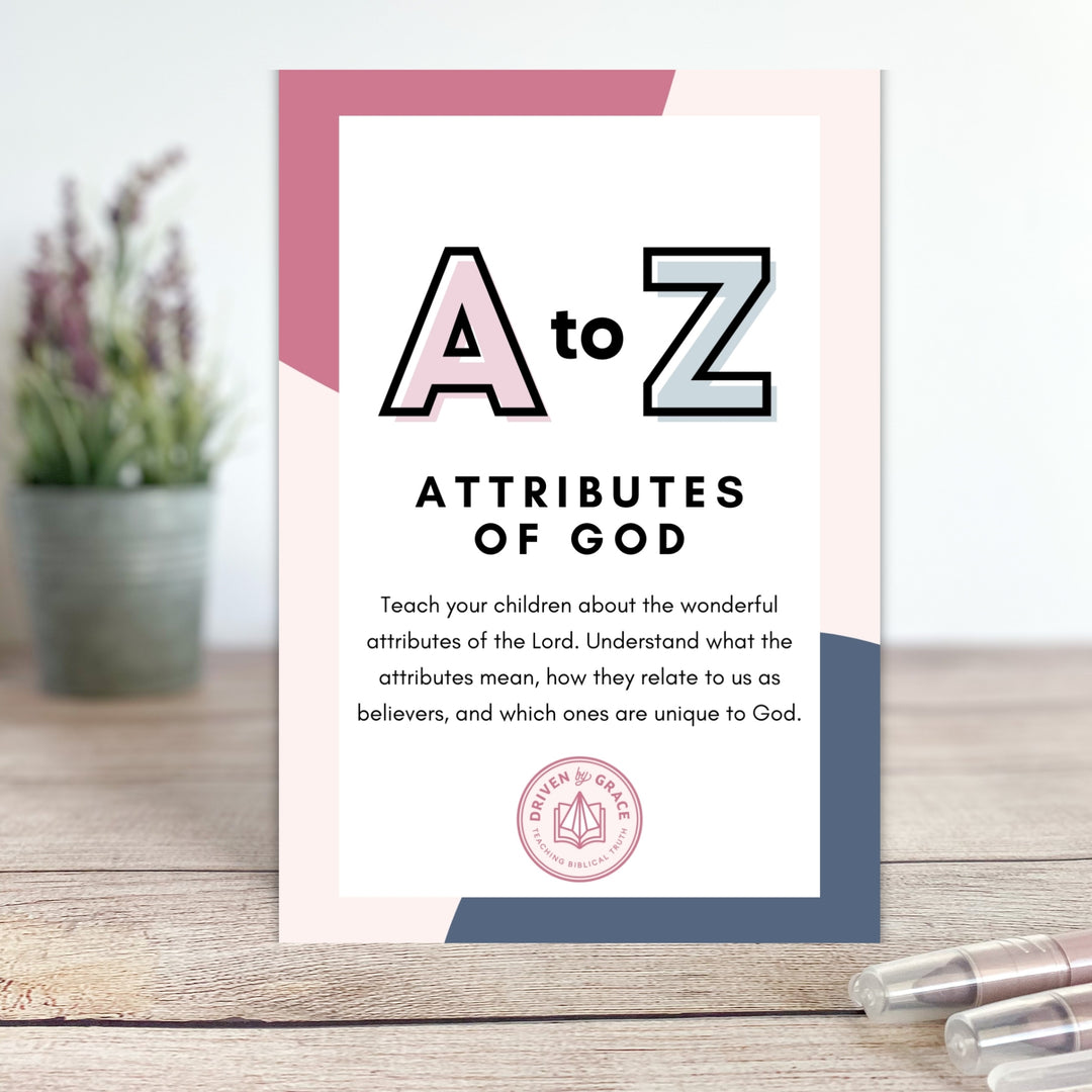 A-Z Attributes of God Flashcards