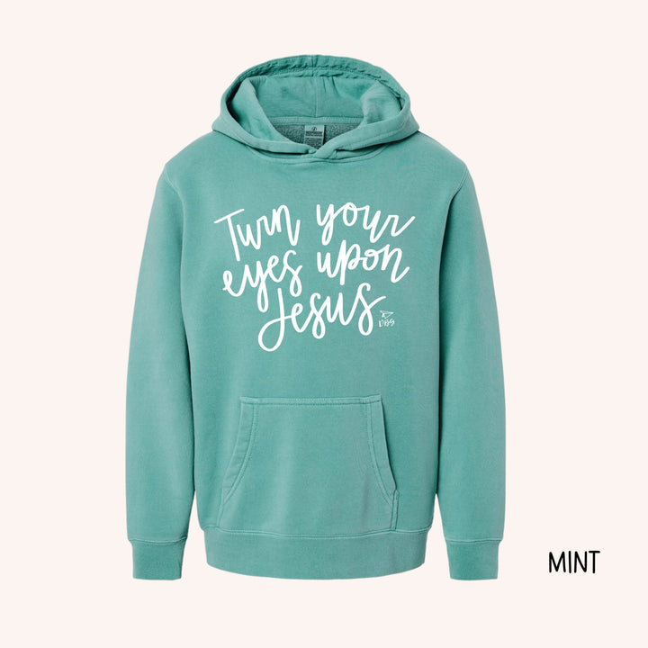 Turn Your Eyes Upon Jesus | Vintage Wash Hoodie (Girls')