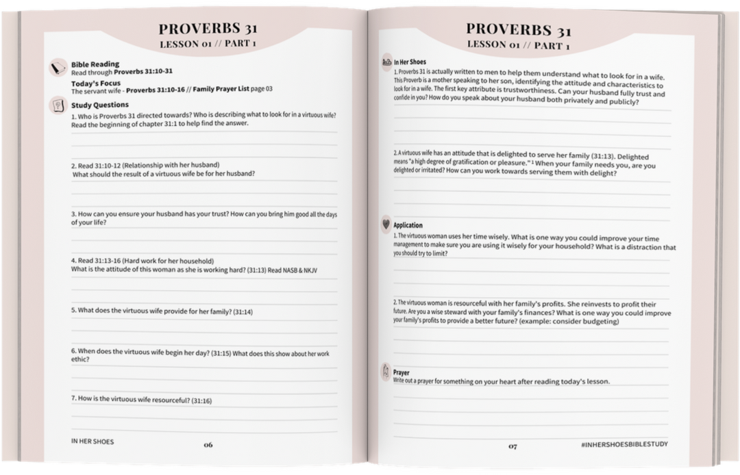 In Her Shoes Bible Study
