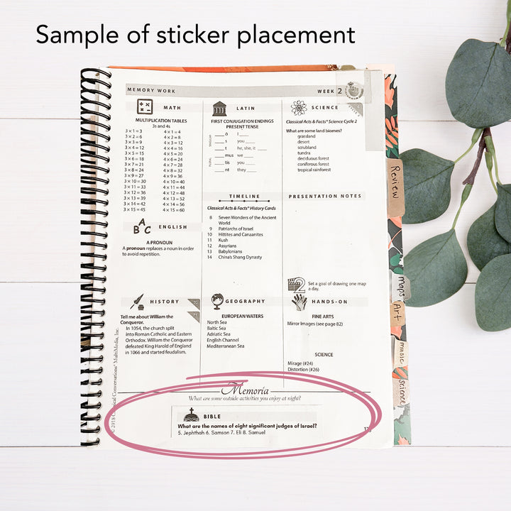 Bible Sentence Stickers — Vol. 3