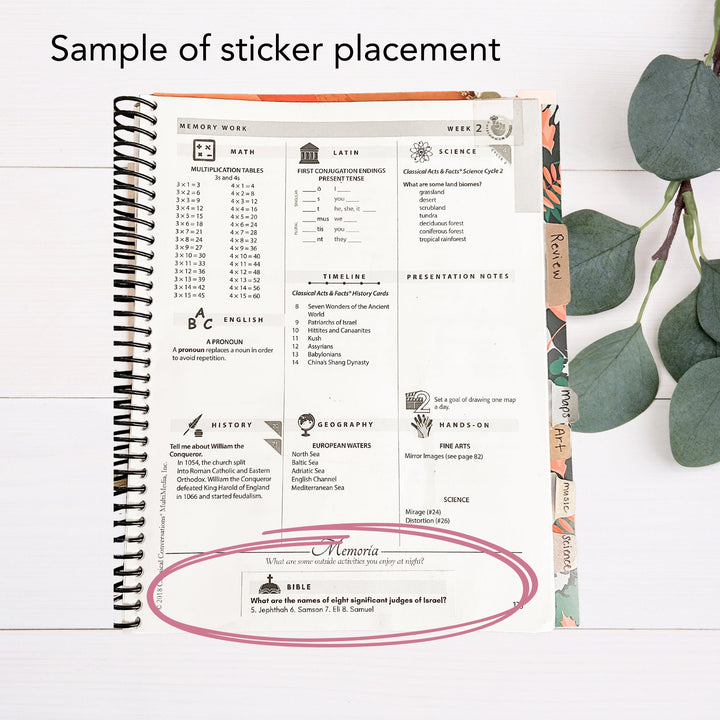 Bible Sentence Stickers β Vol. 1