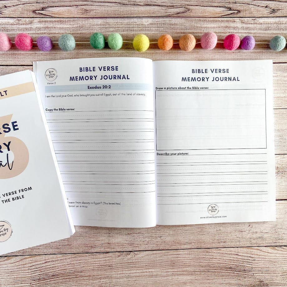 66 Bible Verse Memory Journal - Child