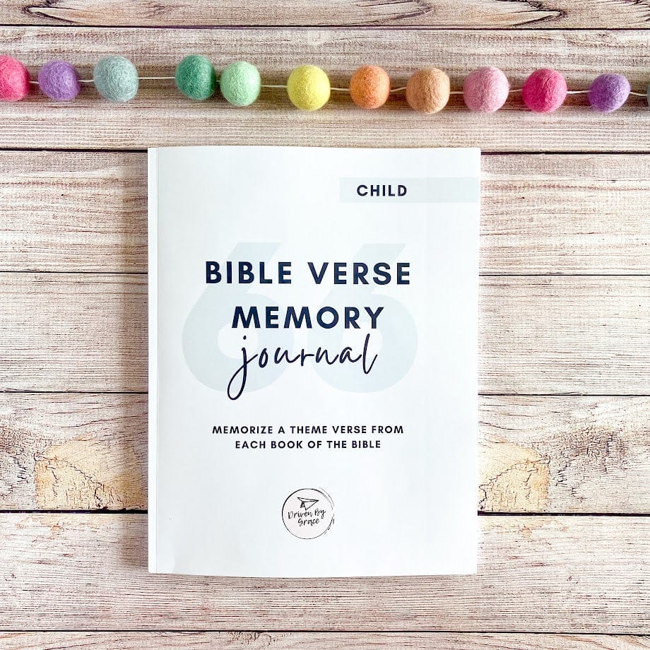 66 Bible Verse Memory Journal - Child – Driven By Grace