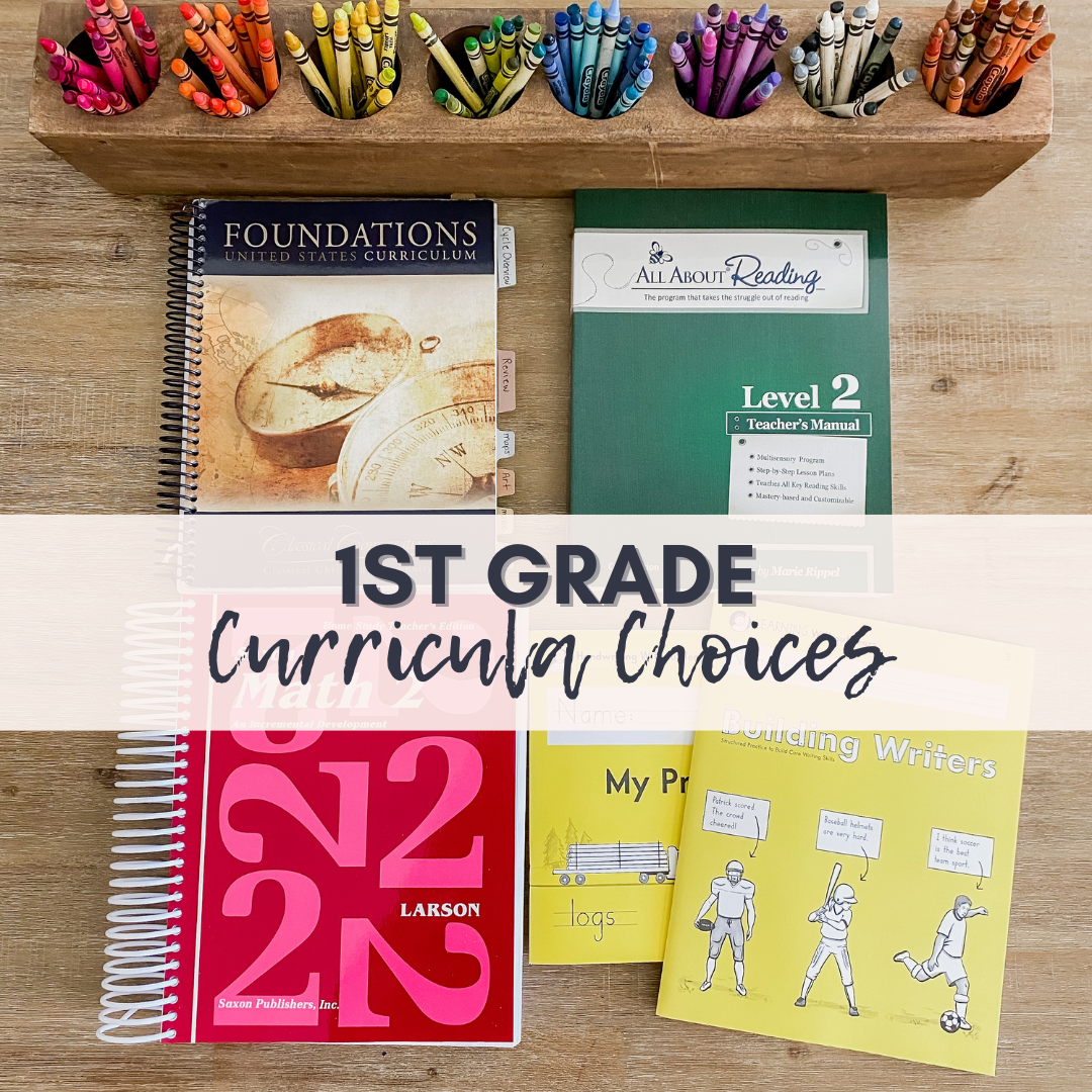 1st Grade Curricula Choices