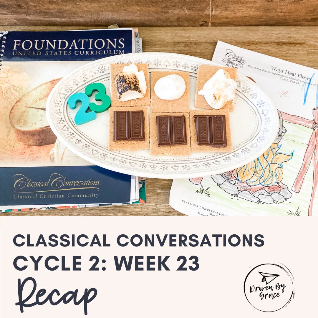 Classical Conversations Cycle 2: Week 23 Recap