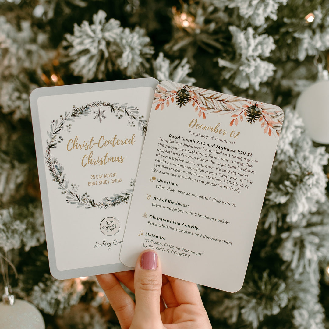 Christ-Centered Christmas Bible Study Cards