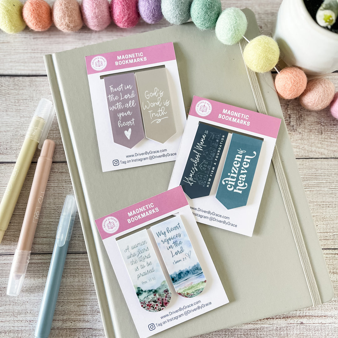 Magnetic Bookmarks — Homeschool Mama/Citizen of Heaven