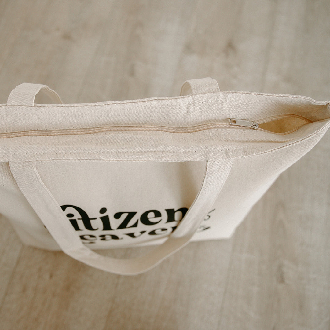 Citizen of Heaven | Zippered Tote Bag