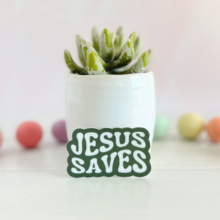 Jesus Saves | Sticker