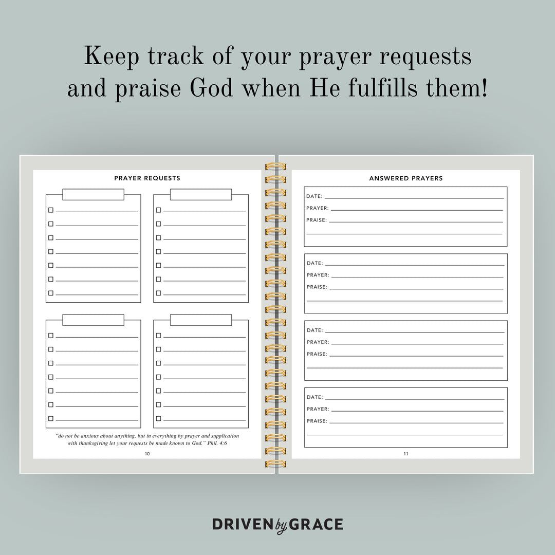 Bible Study Notebook – Driven By Grace