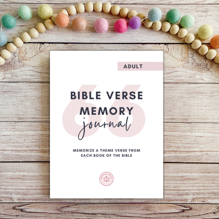 66 Bible Verse Memory Journal - Adult