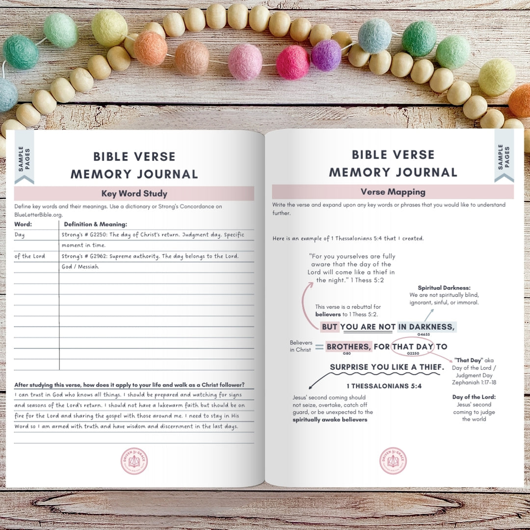 66 Bible Verse Memory Journal - Adult