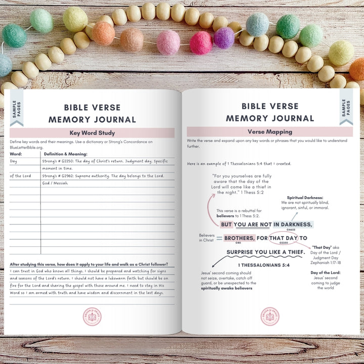 66 Bible Verse Memory Journal - Adult