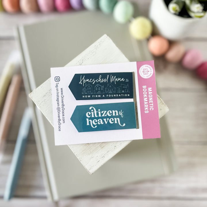 Magnetic Bookmarks — Homeschool Mama/Citizen of Heaven