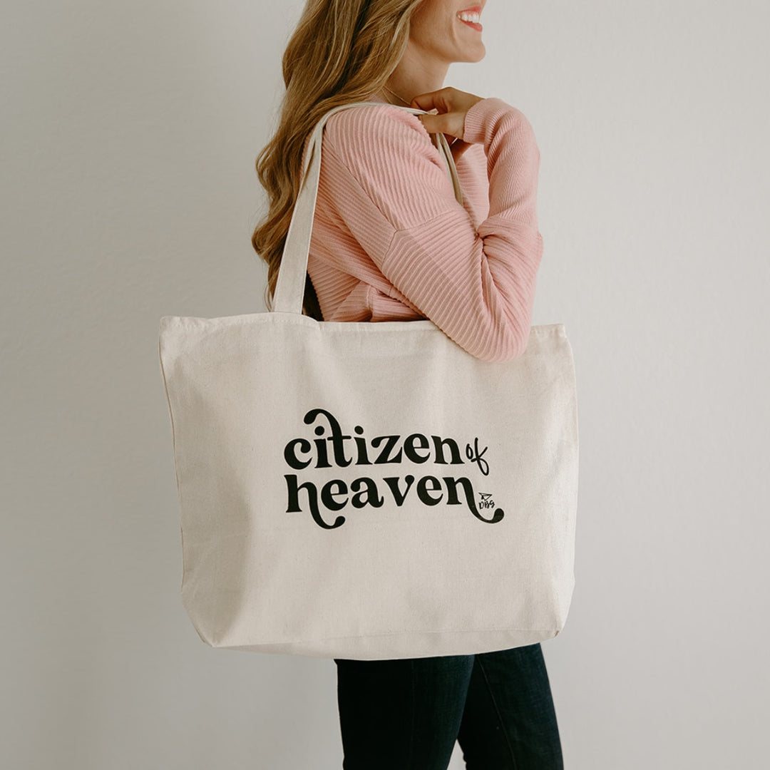 Citizen of Heaven | Zippered Tote Bag