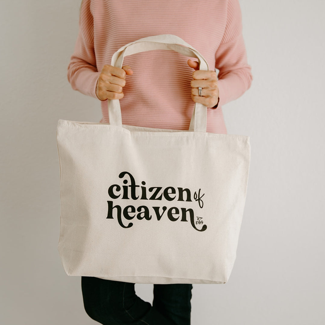 Citizen of Heaven | Zippered Tote Bag