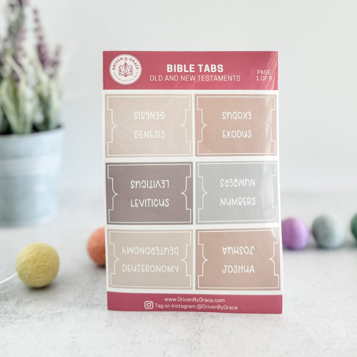 Bible Tabs | Warm Earth