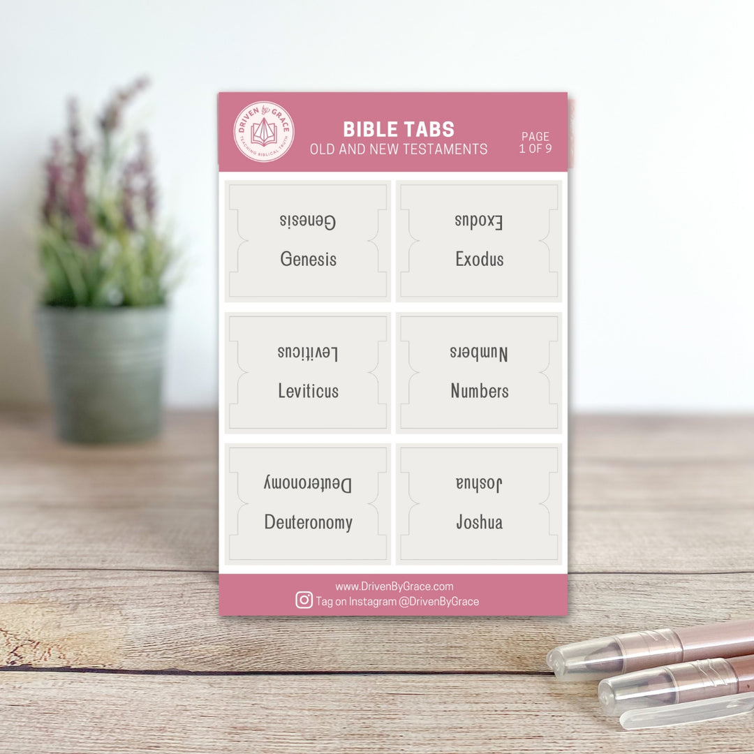 Bible Tabs | Neutral Gray