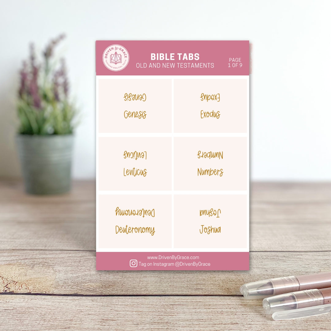 Bible Tabs | Soft Pink