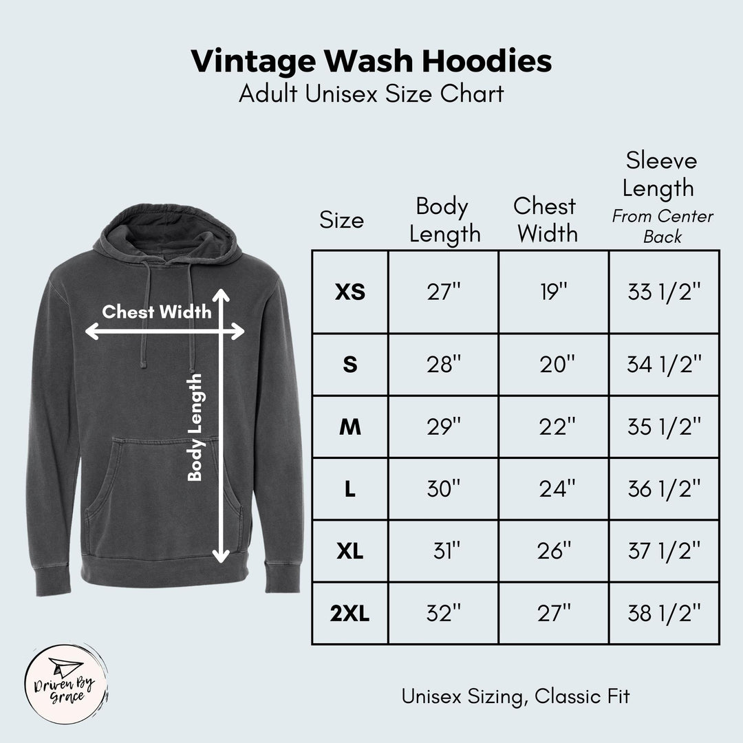 Driven By Grace | Vintage Wash Hoodie (Men's)