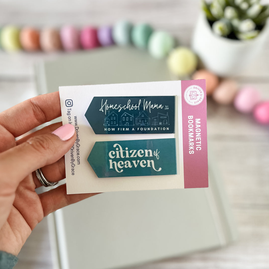 Magnetic Bookmarks — Homeschool Mama/Citizen of Heaven