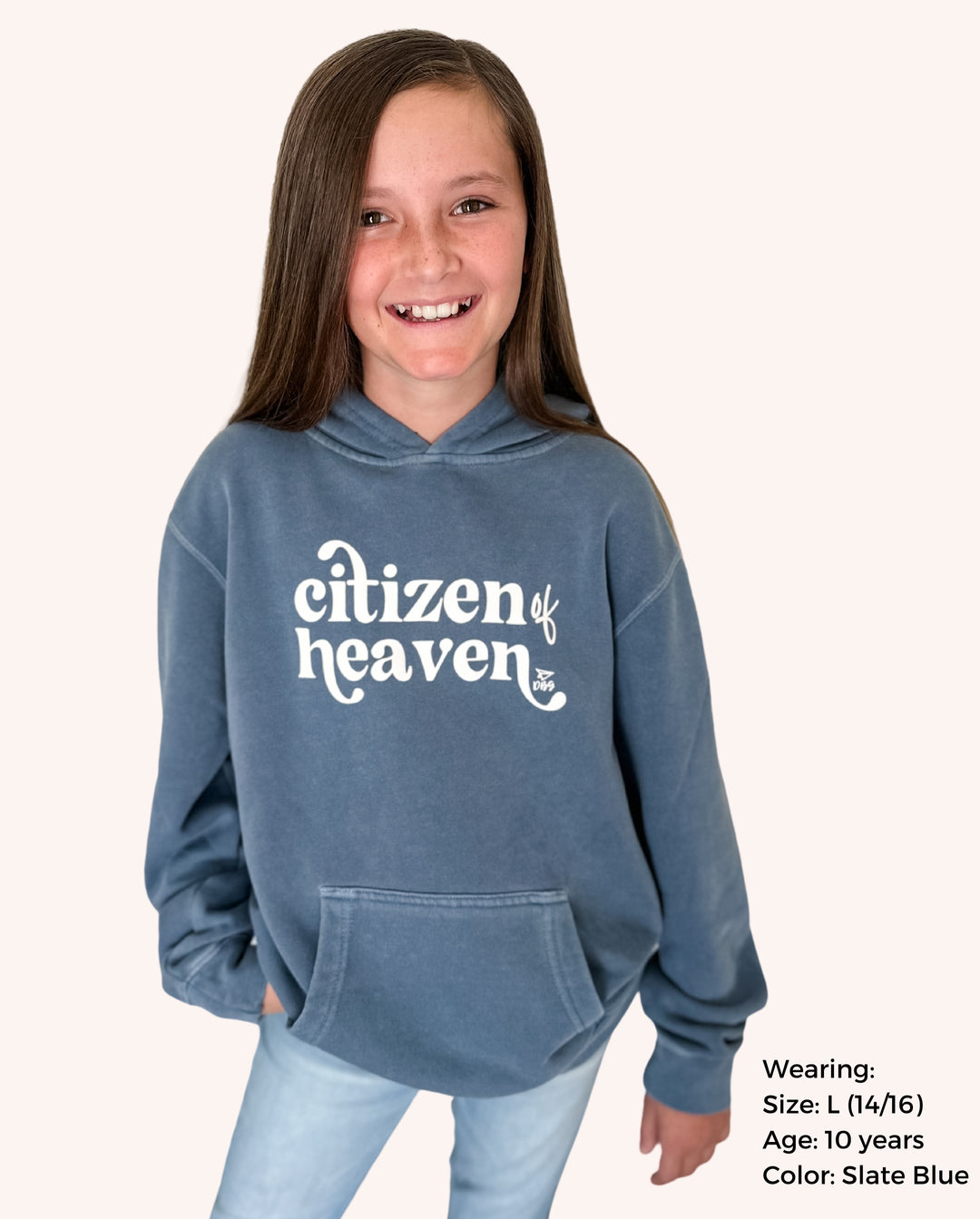 Citizen of Heaven | Vintage Wash Hoodie (Girls')