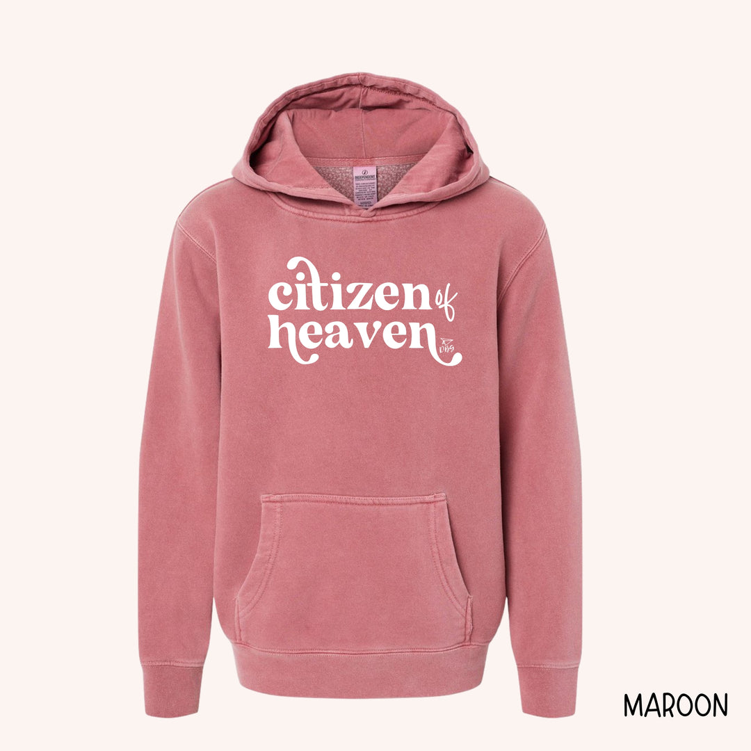 Citizen of Heaven | Vintage Wash Hoodie (Girls')