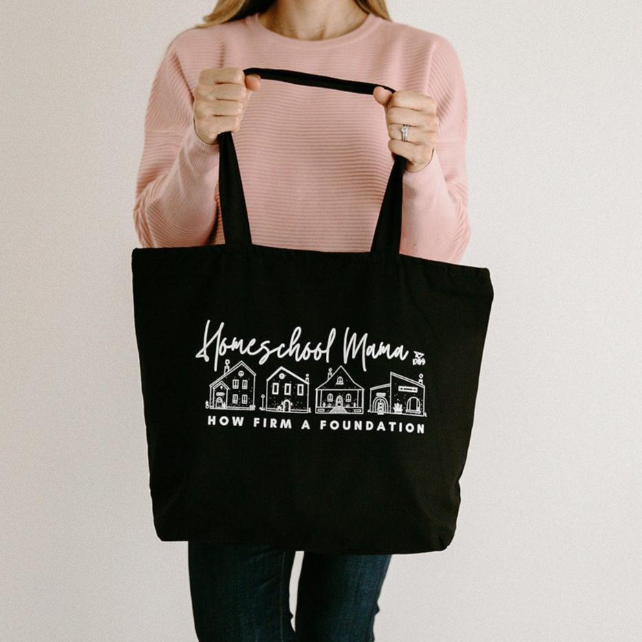 Homeschool Mama | Zippered Tote Bag – Driven By Grace