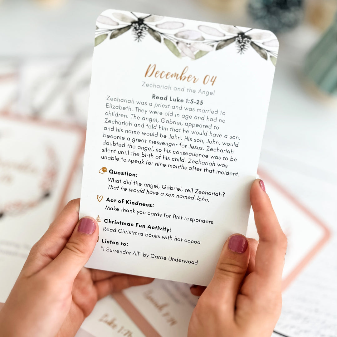 Christ-Centered Christmas Bible Study Cards