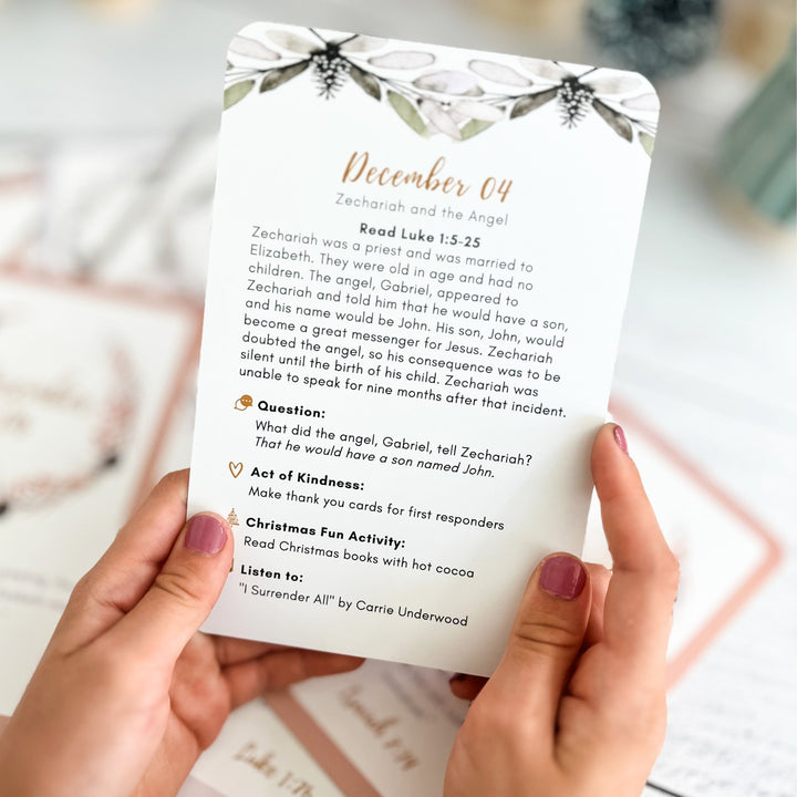 Christ-Centered Christmas Bible Study Cards