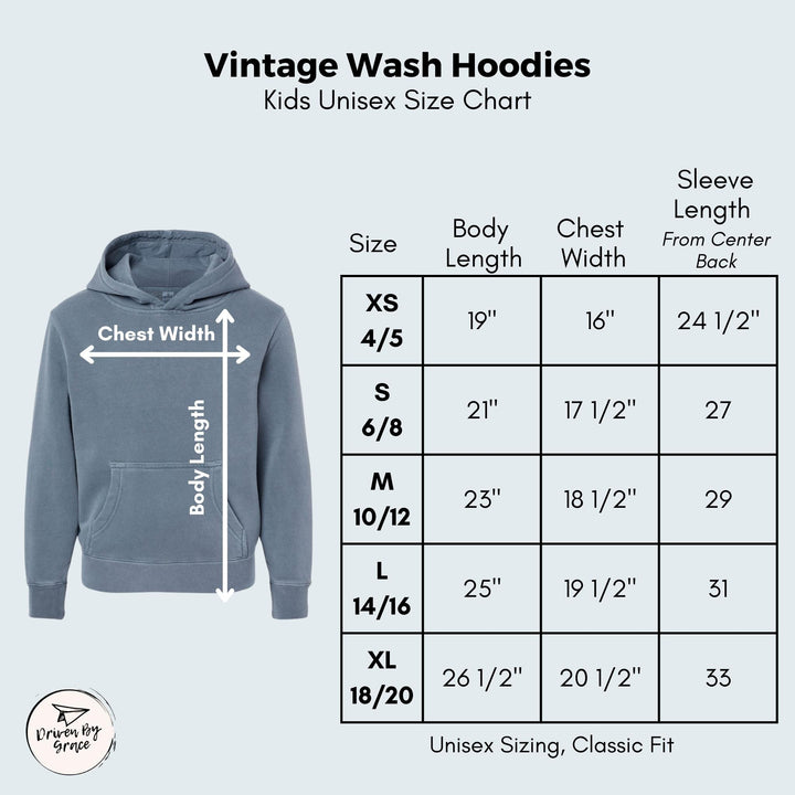 Driven By Grace | Vintage Wash Hoodie (Boys')