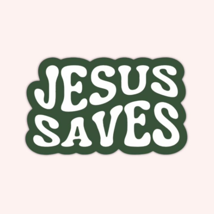 Jesus Saves | Sticker