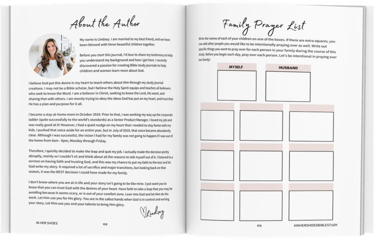 In Her Shoes Bible Study Driven By Grace