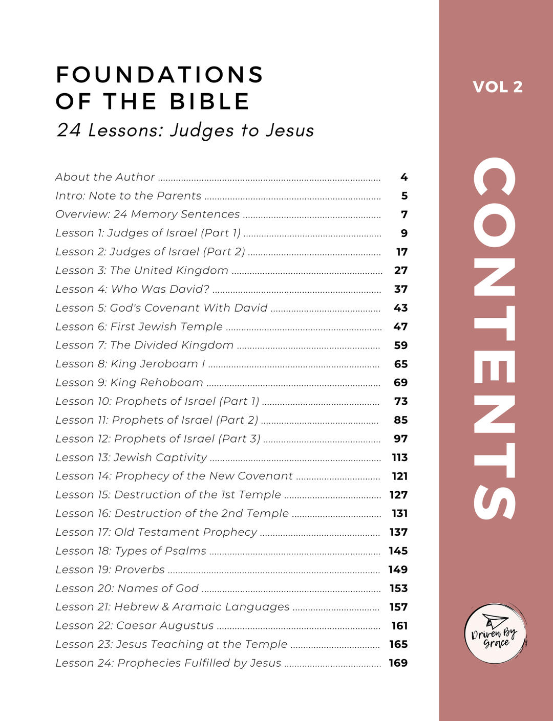 Foundations of the Bible Vol. 2: Judges to Jesus (Group License)