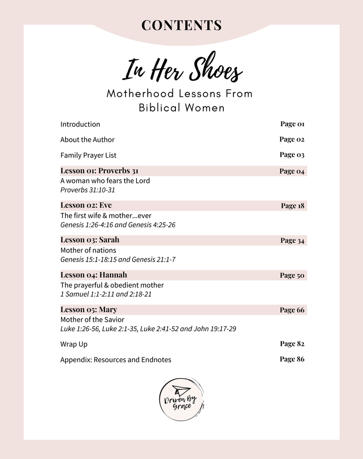 In Her Shoes: Motherhood Lessons From Biblical Women