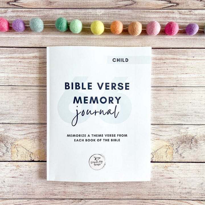 66 Bible Verse Memory Journal - Child