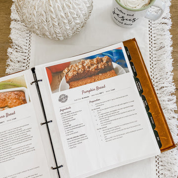 Recipe Book Template Simple Clean Family Cookbook, Editable Recipe
