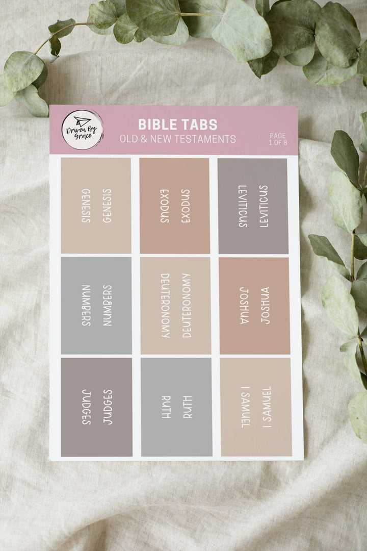 Bible Tabs | Warm Earth