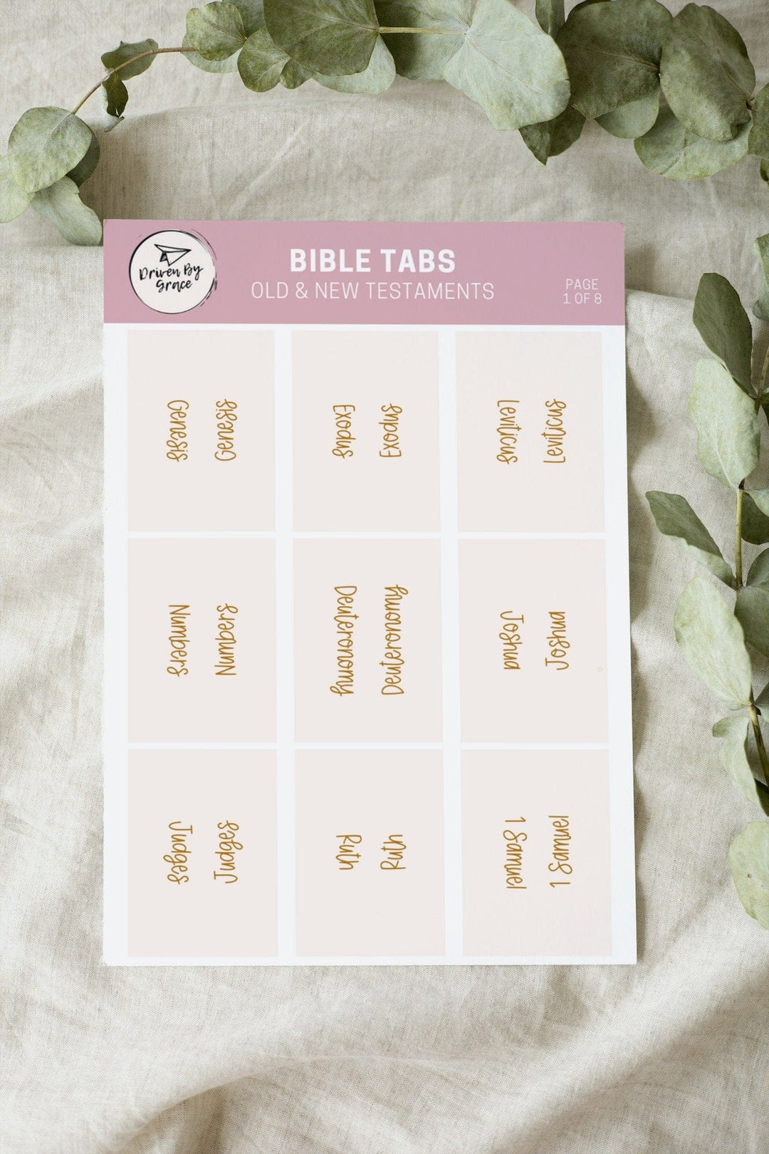Bible Tabs | Soft Pink